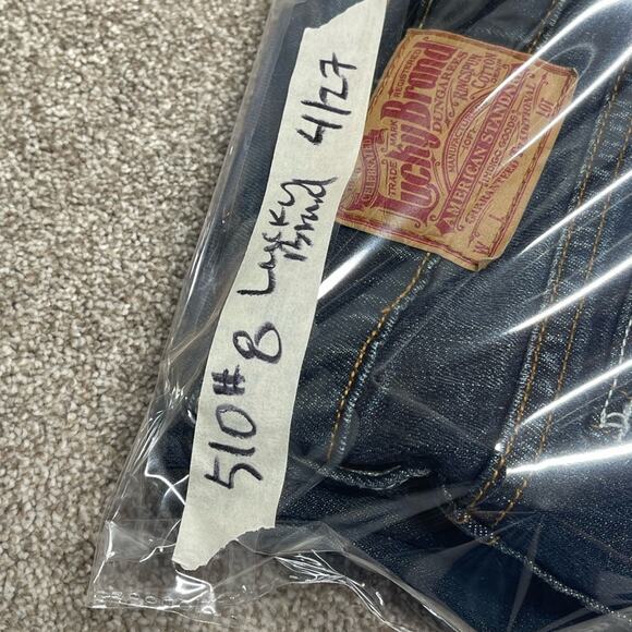 Lucky brand bootcut jeans womens sz 4/27 low rise blue Y2K rodeo western cowgirl - Picture 8 of 15